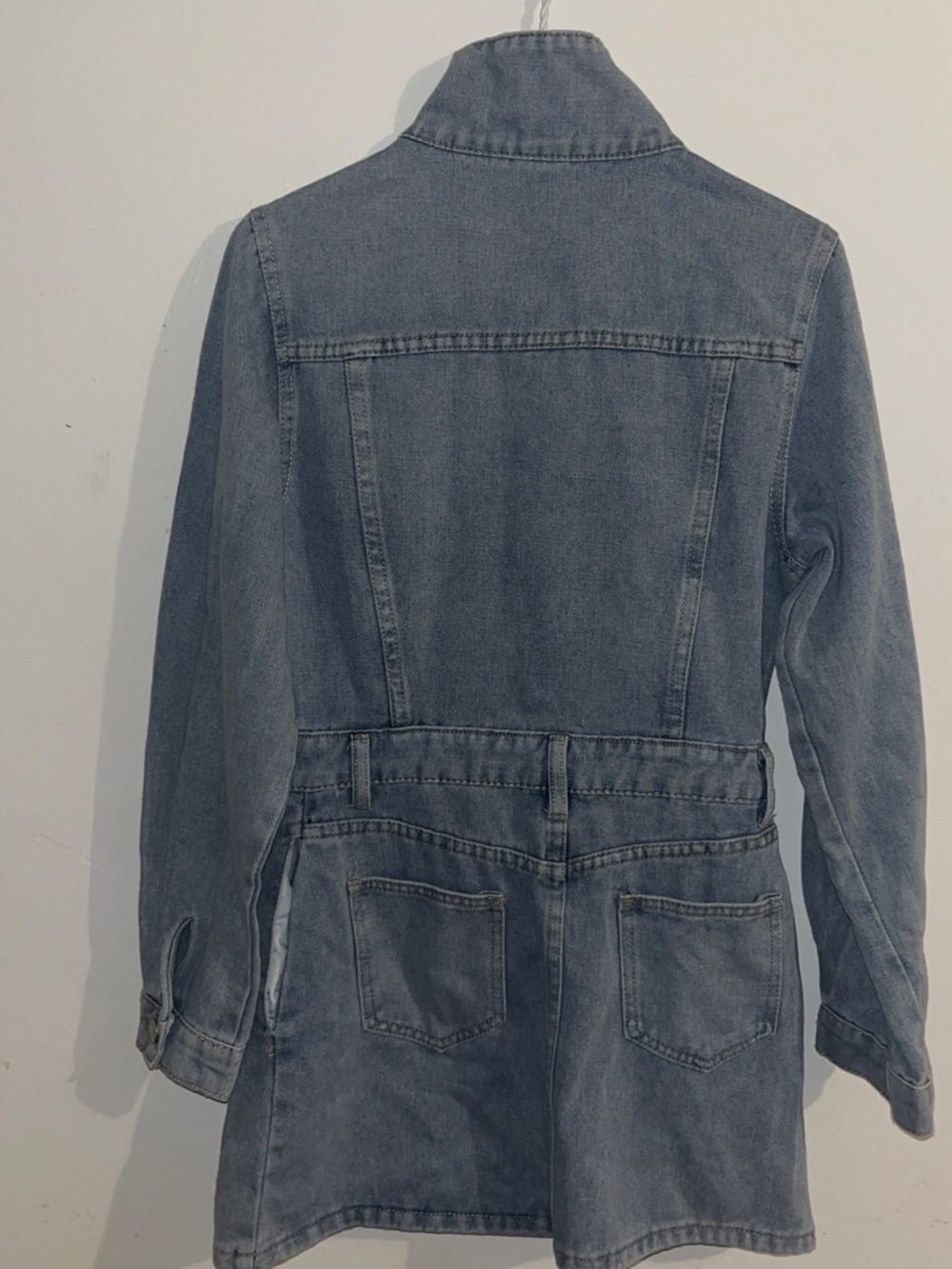 Denim Utility Jacket - Light Blue - Picture 2 of 2